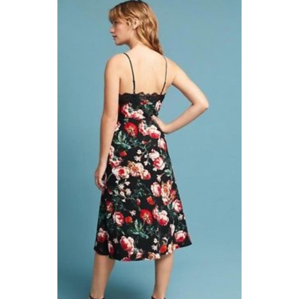 NWT Anthropologie Foxiedox Floral Slip Dress - Picture 2 of 8